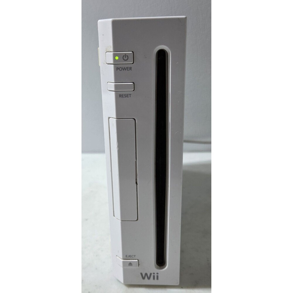 Nintendo Wii RVL-001 512 MB Home Console - White, Cords WORKS TESTED